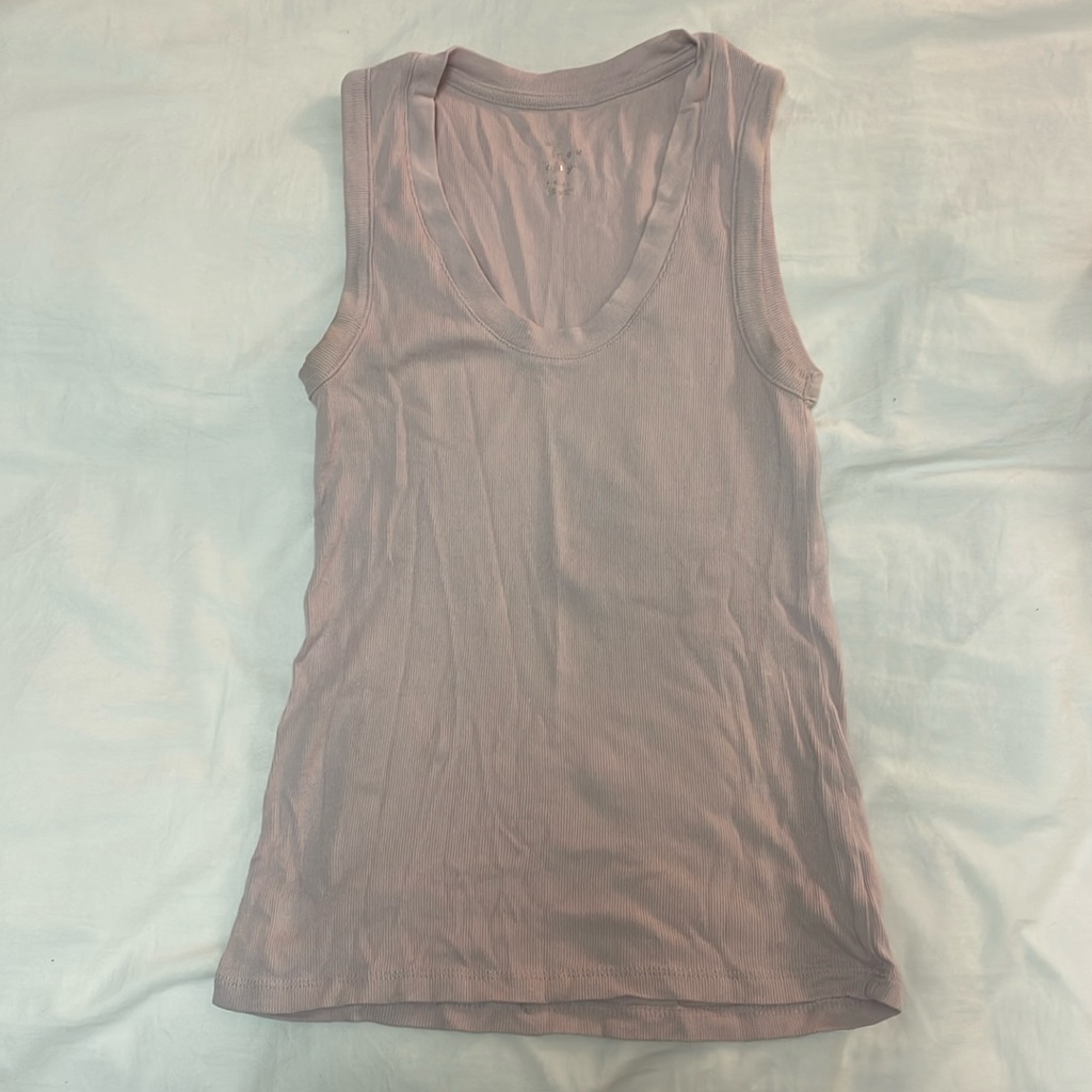 A New Day Xs Mauve Tank Top Tee Scoop Neck
